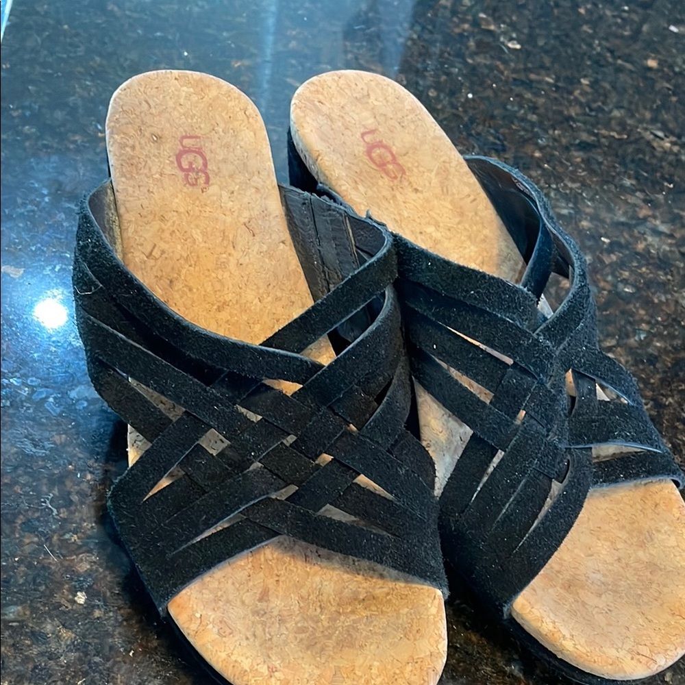 UGG Women's Black Sandals